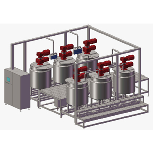 漿料類攪拌醒發系統連續生產線